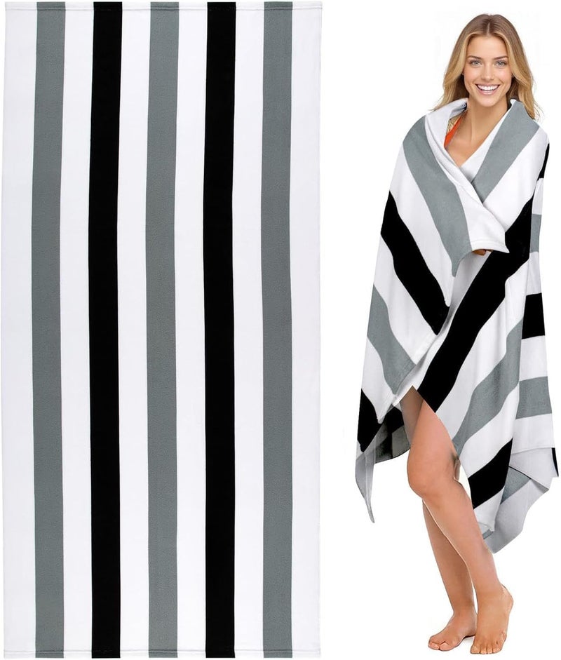 Beach Towel - 31.5×63in Quick-Dry Absorbent Sand Free Lightweight | Large Microfiber Gym Towels - for Adults Swimming Pool Gym Camping Travel Bath Vacation - Image 5