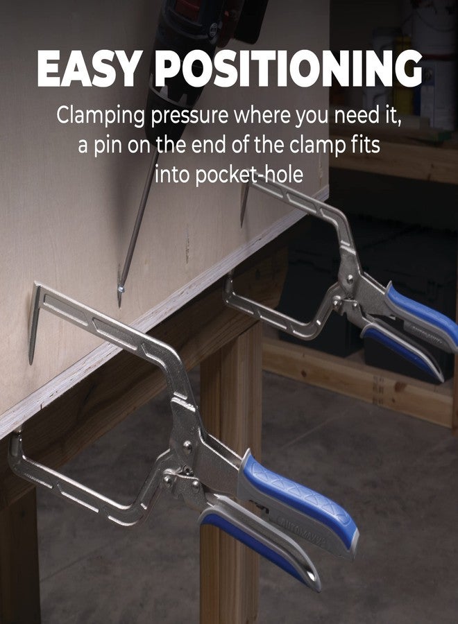 Kreg KHCRA Automaxx Right Angle Clamp - Kreg Woodworking Clamp - Carpentry & Joinery Tool - Angle Clamp - 5 Inch (127 mm) Reach - Image 5