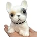 YJPPDD Big taba Squishy Dog Handmade Squishy Dog Toy for AdultKids Stress Relief Cute Soft Bulldog Design Perfect Squeeze Toys Gift for Relaxation and Fun White Bulldog - Image 2