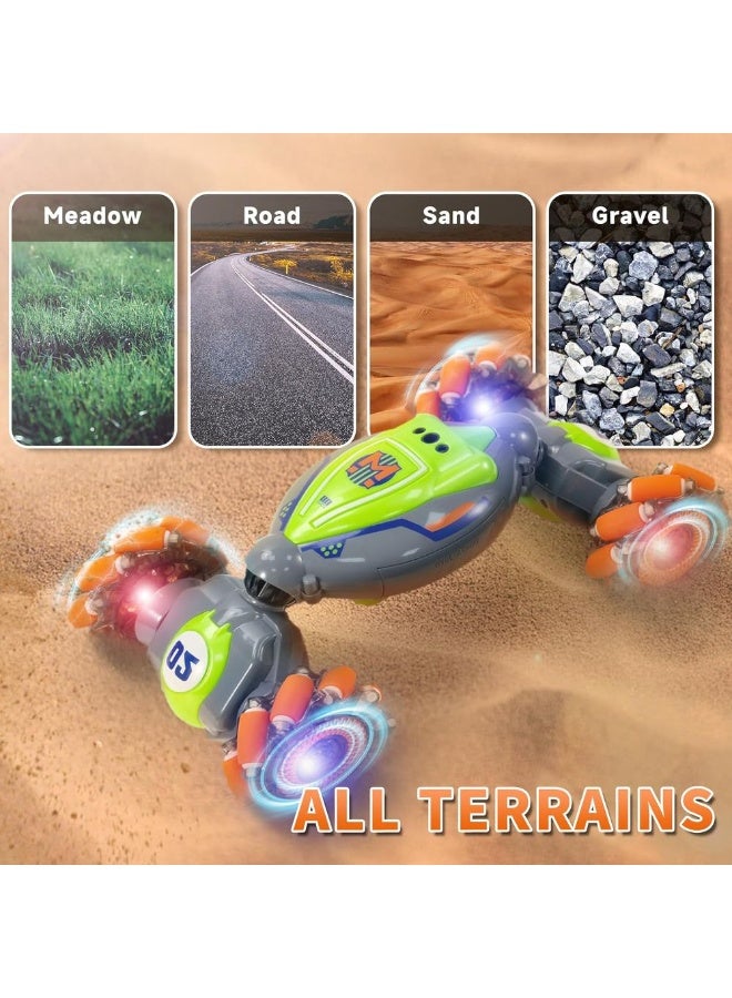 Stunt Car And Watch Control With Lights and Sounds With Remote Control - 1840-2  - Image 4