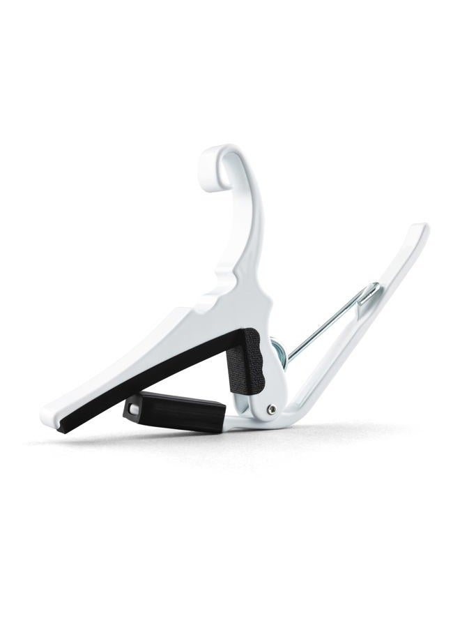 Kyser Quick-Change Capo for 6-string acoustic guitars, White, KG6W - Image 2