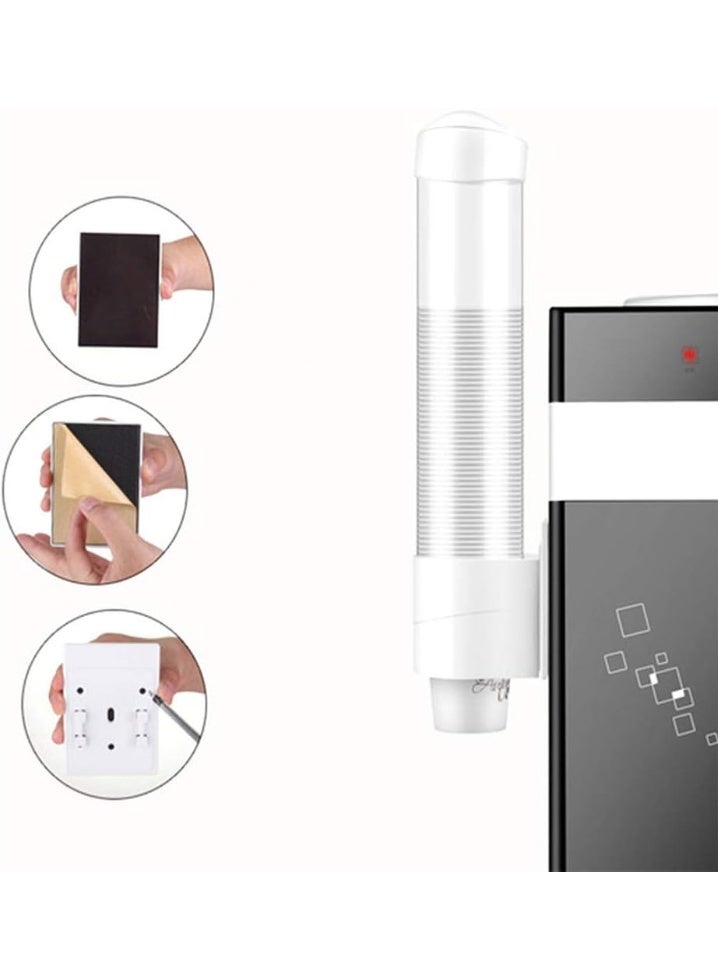 Earss Cups Dispenser – Anti-Dust Waterproof Disposable Cup Holder Rack Box for Home, Office & Public Use - Image 2