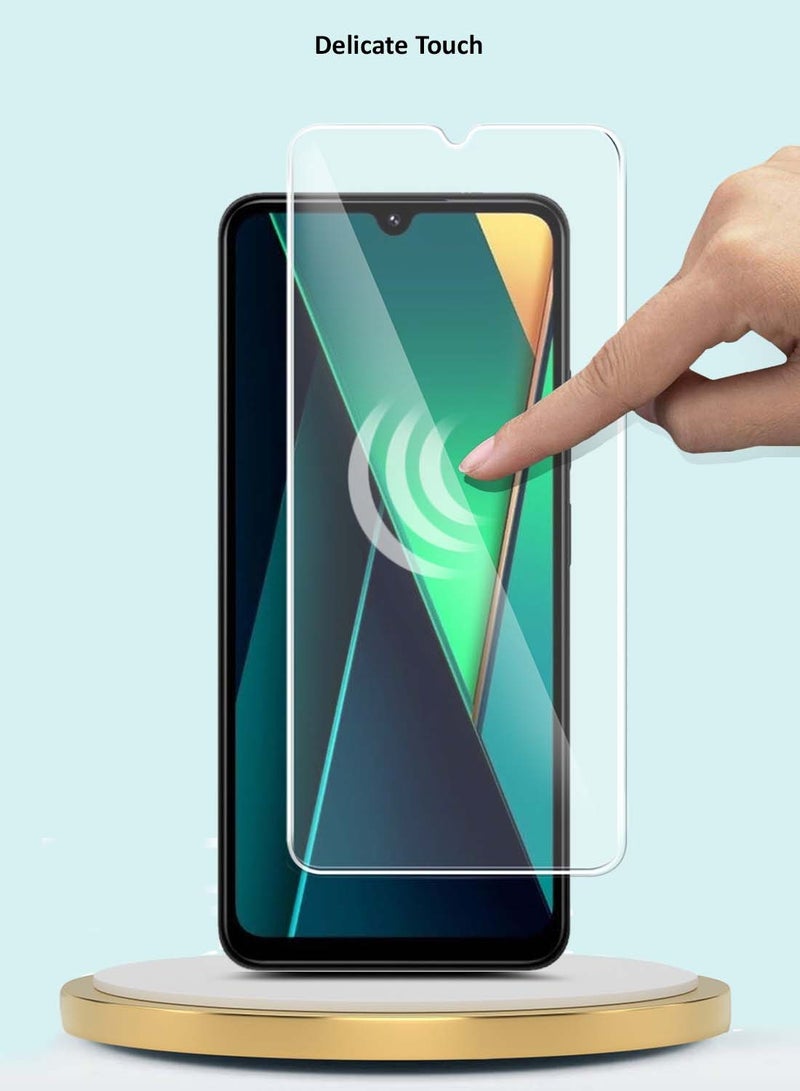 GMAX Xiaomi Poco C75 4G 2024 GMAX Premium Series Curved Edges 9H 2.5D Tempered Glass Screen Protector - Clear - Image 4