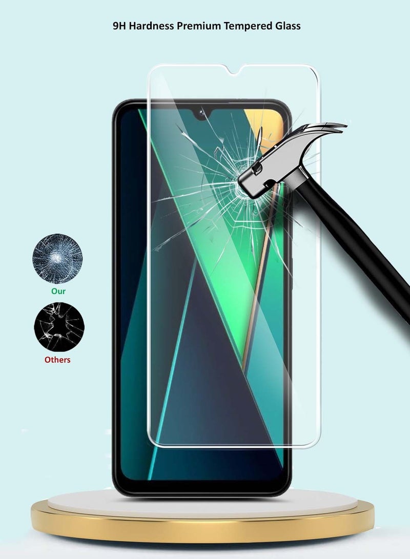 GMAX Xiaomi Poco C75 4G 2024 GMAX Premium Series Curved Edges 9H 2.5D Tempered Glass Screen Protector - Clear - Image 5