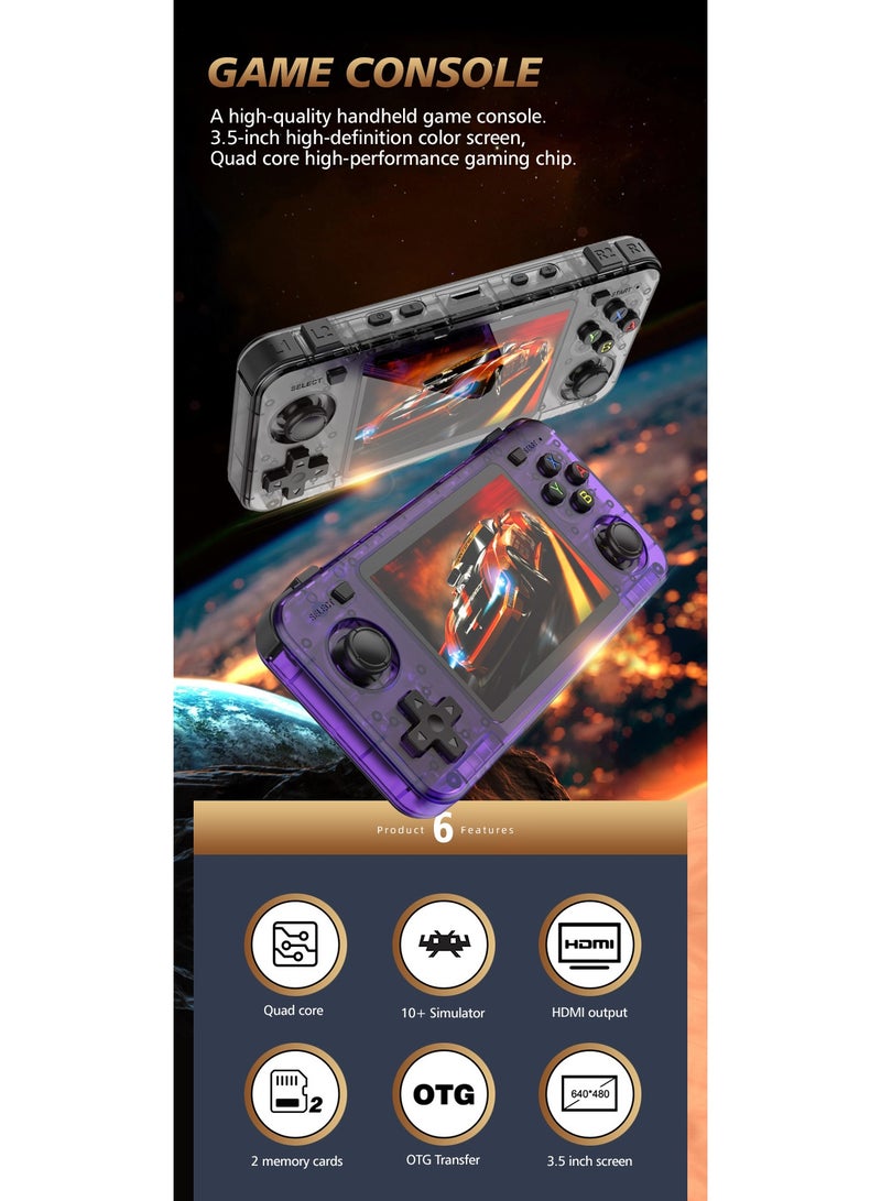 New Retro Video Game Console with 3.5-inch IPS Screen, RK3326 3000mAh Battery, Open Linux System, Portable Player, and 15,000 Built-in Games - Image 4