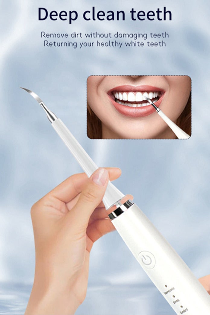 JIEZM Electric Toothbrush & Teeth Cleaning Kit,2 Brush Heads,1 Plaque Care Tip,5 Cleaning Modes,Teeth Cleaning & Whitening Set ,Gentle Oral Hygiene Tool,Waterproof, Deep Clean for Adults & Kids - Image 2