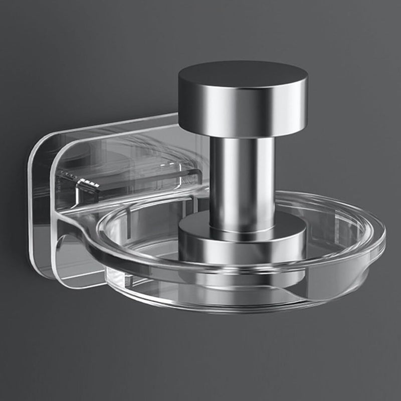 2pcs Clear Adhesive Floating Shelf Bracket No Punch Wall Mount For Camera Speaker - Image 5