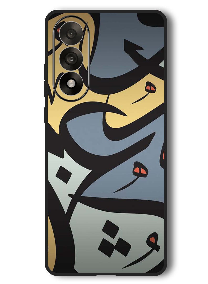 Theodor Case Compatible with OnePlus Nord 5 6.83 Inch Protection Shockproof Bumper Cover Arabic Design - Image 1