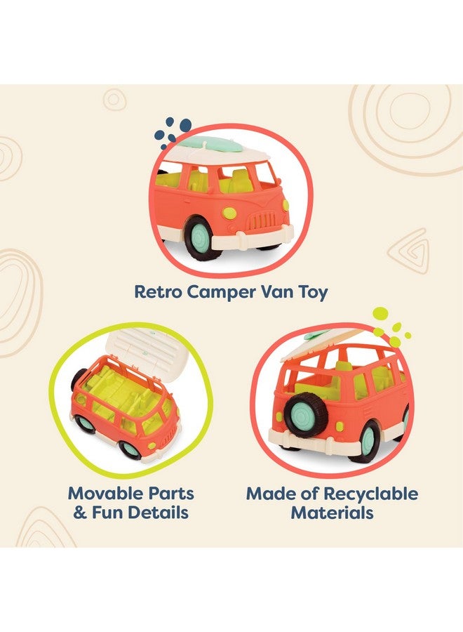 B. Toys - Toy Camper Van - Retro Van - Campervan with Movable Parts - Toy Cars for Toddlers, Kids - 12 Months + - Happy Cruisers - Camper Van - Image 2