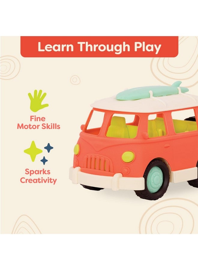 B. Toys - Toy Camper Van - Retro Van - Campervan with Movable Parts - Toy Cars for Toddlers, Kids - 12 Months + - Happy Cruisers - Camper Van - Image 3