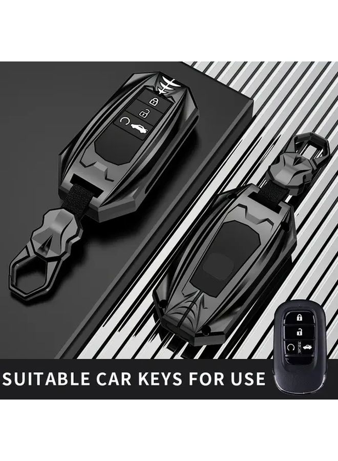 Zinc Alloy Car Key Case Cover Type P For Honda Civic Vezel Accord Fit Pilot CRV Freed HRV Odyssey - Image 1