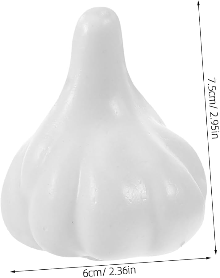 هوائي سيارة على شكل ثوم زخرفة خضروات لطيفة لتزيين سطح السيارة - Image 3