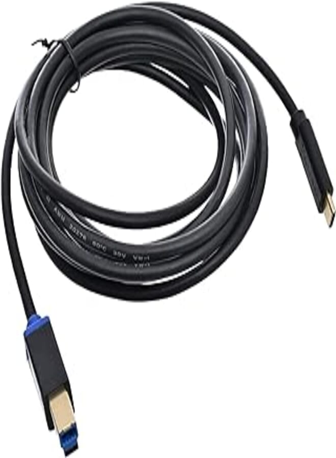 Point Type C Cable Male To BM 2.8M With High Speed And Practical For Printer 2M - Black