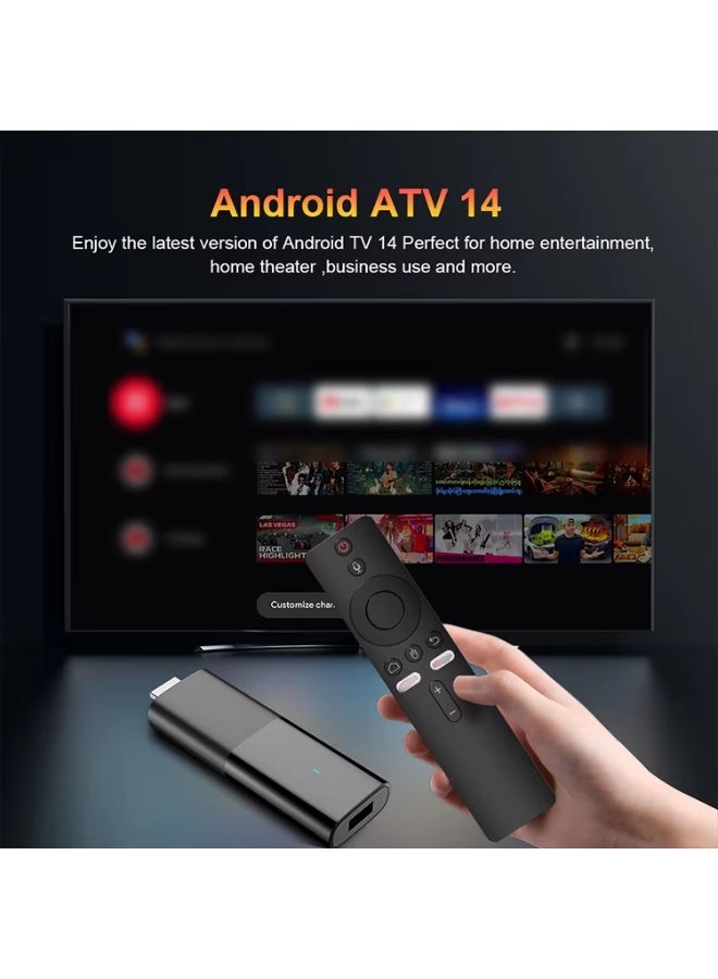 epicarma Android 14 TV Stick FHD 1080P Smart Streaming Media Player with 4K Video Support, Google Assistant, Netflix, YouTube & Prime Video, Dual Band Wi-Fi 2.4G/5G, Bluetooth 5.0, HDMI TV Dongle, Wireless Screen Mirroring, Quad-Core - Image 4