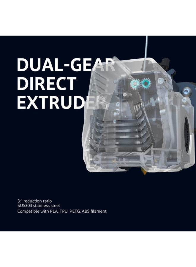 ELEGOO إيليغو طابعة ثلاثية الأبعاد إكسترويدر لنيبتون 3 برو/3 بلس/3 ماكس طابعة ثلاثية الأبعاد، إكسترويدر مزدوج التروس مباشر بالكامل، ملحقات طابعة ثلاثية الأبعاد الرسمية من إيليغو - Image 1