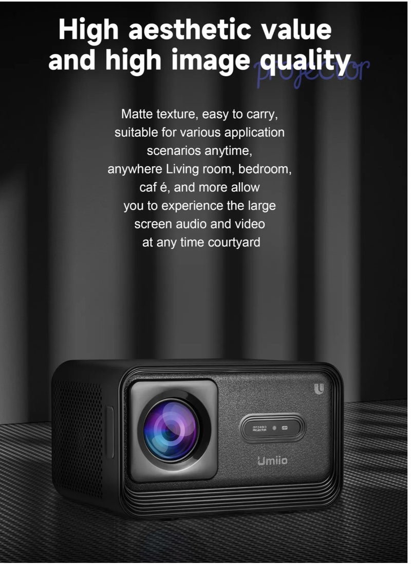 Umiio 4K Smart Laser 5g Wi-Fi Projector Electric Zoom Android Remote Control For Video Projection Home Theater  - Image 2