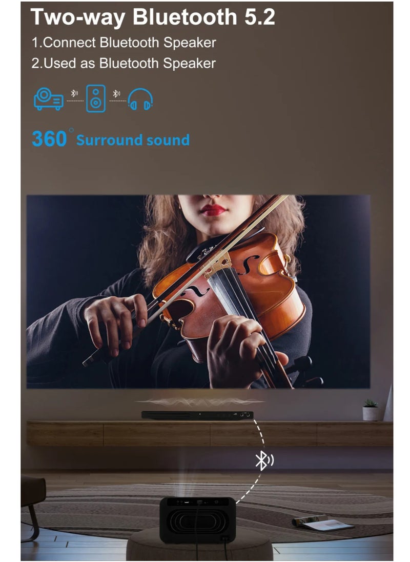 Umiio 4K Smart Laser 5g Wi-Fi Projector Electric Zoom Android Remote Control For Video Projection Home Theater  - Image 5