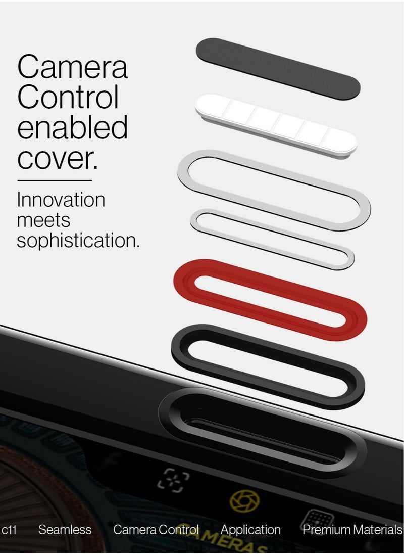 Spigen Ultra Hybrid T MagFit for iPhone 16 Pro MAX Case Cover [Camera Control Button Cover] with MagSafe [3D Spatial Effect with Hexa-Layer Print] - C11 Chronos  - Image 4