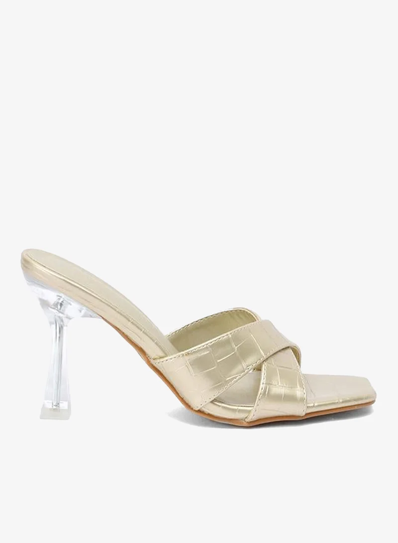 فايور Metallic Strappy Mule HL 138