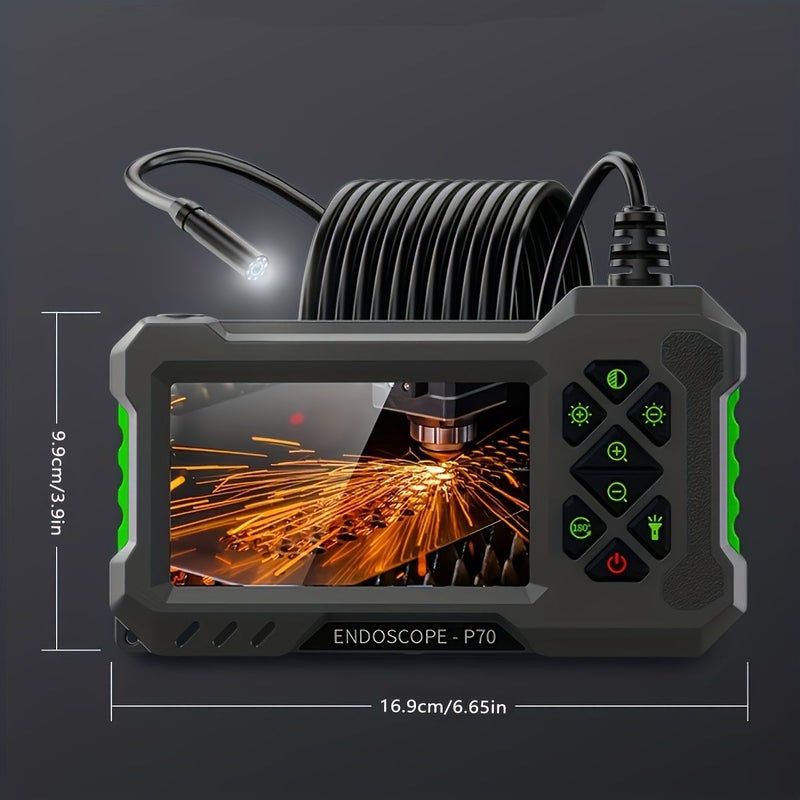 1pc 4.3 Inch 1080P Industrial Endoscope 118 Inch Cable Automotive Plumbing Repair - Image 4