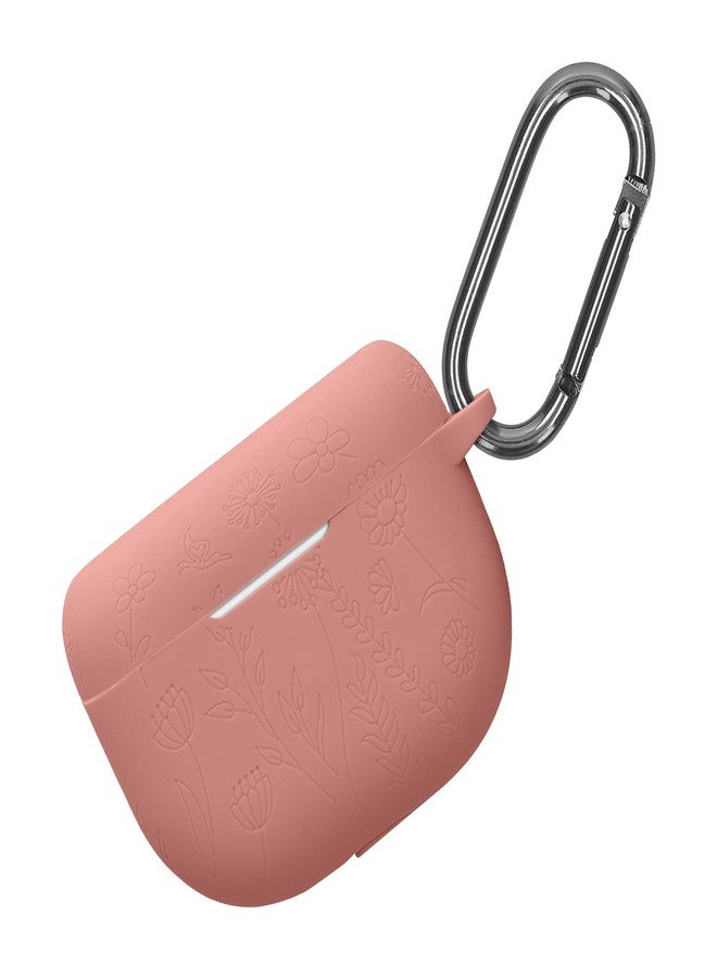 kwmobile Silicone Carry Case Compatible with Jabra Elite 8 Active Cover - Embossed Soft Rubber Pouch - Embossed Pattern - Image 1