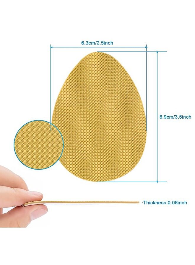 8 Pcs Non-Slip Shoe Pads, Self-Adhesive Anti-Slip Sole Sticker Protector, Premium Odorless Silicone Non Skid Shoe Grips for High Heels Suitable for Men, Women, Old and Young - Image 2