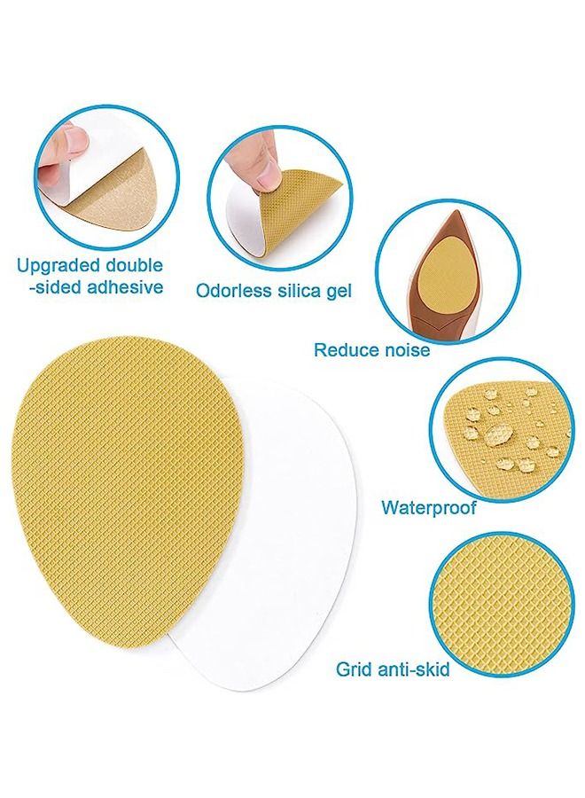 8 Pcs Non-Slip Shoe Pads, Self-Adhesive Anti-Slip Sole Sticker Protector, Premium Odorless Silicone Non Skid Shoe Grips for High Heels Suitable for Men, Women, Old and Young - Image 4