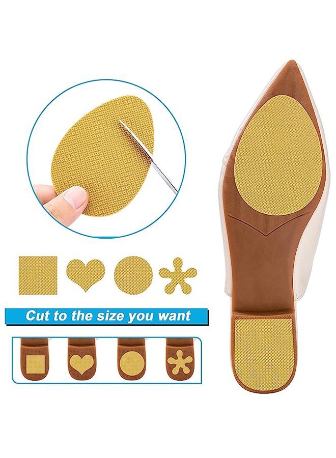 8 Pcs Non-Slip Shoe Pads, Self-Adhesive Anti-Slip Sole Sticker Protector, Premium Odorless Silicone Non Skid Shoe Grips for High Heels Suitable for Men, Women, Old and Young - Image 5