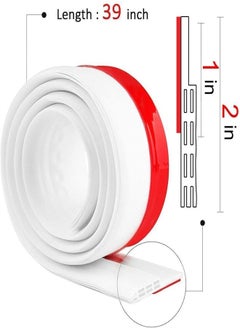 BUPY Door Draft Stopper Under Door Seal for Exterior/Interior Doors, Door Sweep Strip Under Door Draft Blocker, Soundproof Door Bottom Weather Stripping, 2 Inch W x 39 Inch L, White  - Image 4