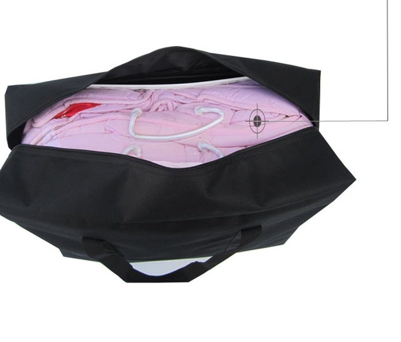 Fakeface Extra Large Over-sized Handy Storage Bag Waterproof Heavy Duty Oxford Travel Luggage Caddy Organizer Quilt Blanket Duvet Reusable Laundry Bag Weekender Duffel Space Saver Storage Bag with Web Handles - Image 5