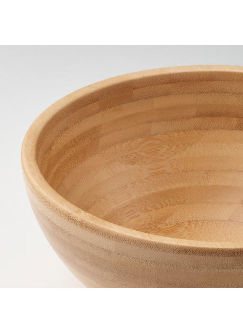 Graidient span - Graidient span IKEA 5 BLANDA MATT Serving Bowl Bamboo Stylish Stackable for SpaceSaving Perfect for Snacks Salads Buffets - Image 1