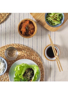 Graidient span Graidient span IKEA 5 BLANDA MATT Serving Bowl Bamboo Stylish Stackable for SpaceSaving Perfect for Snacks Salads Buffets  - Image 3