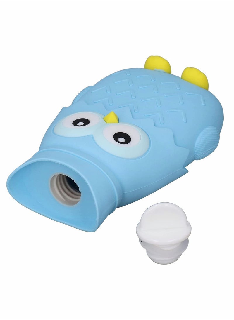 SYOSI - Hot Water Bag Cartoon Silicone Portable Heat Preservation Winter Water Filled Heating Bottle Small Lovely and Reusable Warm Water Bag Microwave Oven Heating Available - Image 1
