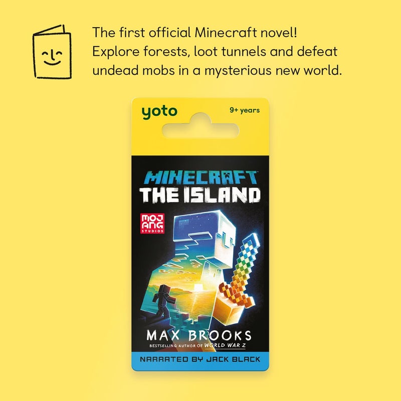 Yoto Minecraft: The Island - Kids Audio Card for Use with Player & Mini Allâ€“inâ€“1 Audio Player, Educational & Screenâ€“Free Listening with Fun Playtime, Bedtime & Travel Stories, Ages 8+ - Image 2