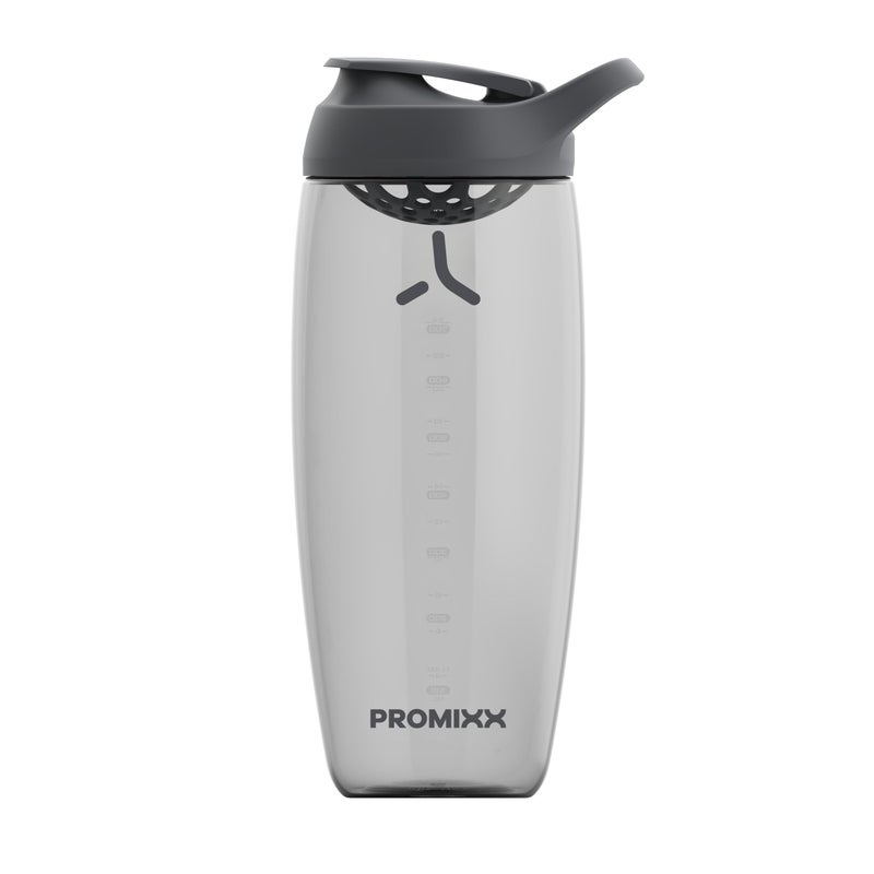 زجاجة خلط بروتين برومايكس بروسويت 32 أونصة مع خلاط صامت بدون كرات تسرب غطاء خالي من BPA وفتالات ECOZEN سهل التنظيف لكوكتيلات البروتين والسموذي قبل وبعد التمرين