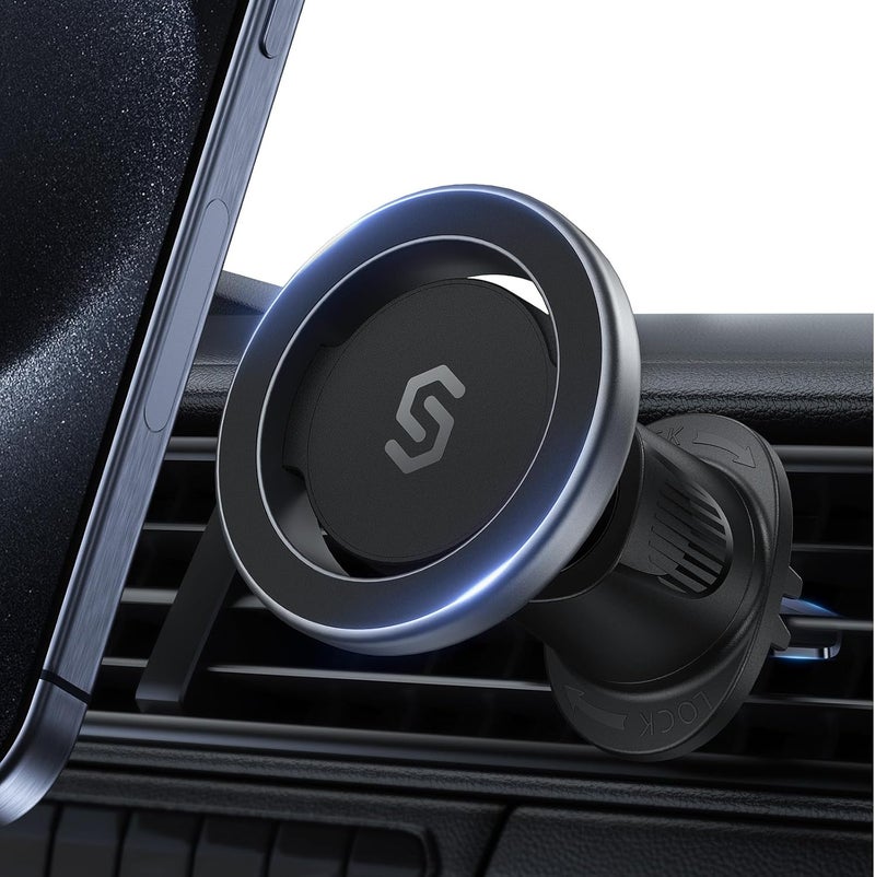 SYNCWIRE MagSafe Car Mount - Flexible Rotation Magnetic Phone Holder for Car Air Vent - Image 1