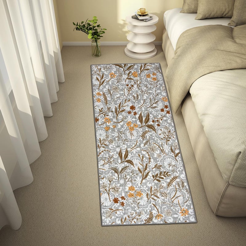 Welspun WonderFull Polyster 981 GSM Runner Indoor FloorDining Table Runner Carpet for BedroomAnti Skid Runner Beige 2 X 5 Feet - Image 1