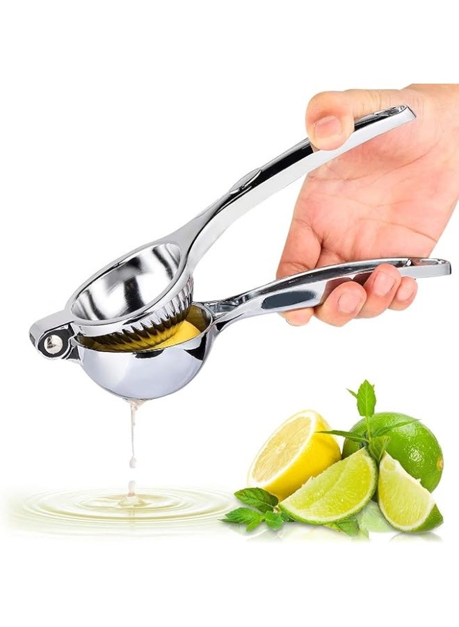 LEGLO Lemon Squeezer Manual Citrus Juicer-Professional Stainless Steel Lemon Juicer with Ergonomic Handle and Threaded Groove for Fruit Juice - Image 1