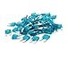 uxcell uxcell 60 Pcs 15A Automotive Car Motorcycle Mini Blue Blade Type Fuse  - Image 2