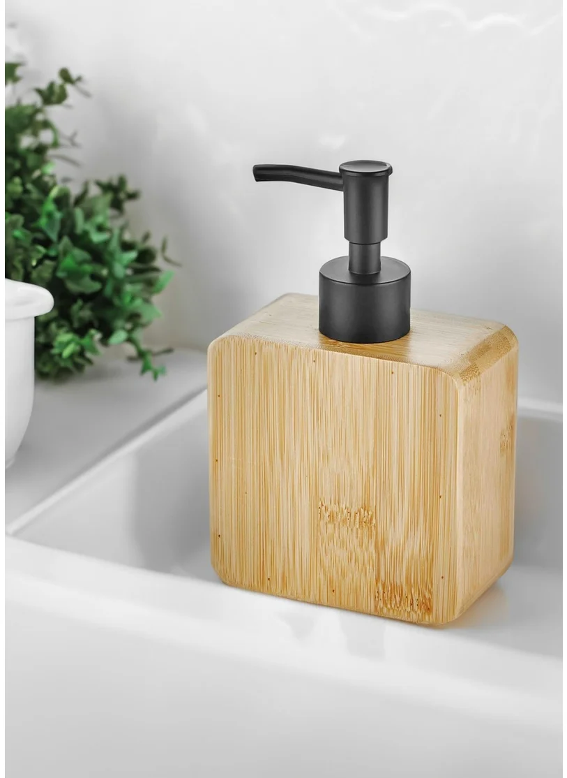 The Mia Natura Bamboo Liquid Soap Dispenser 100 ml