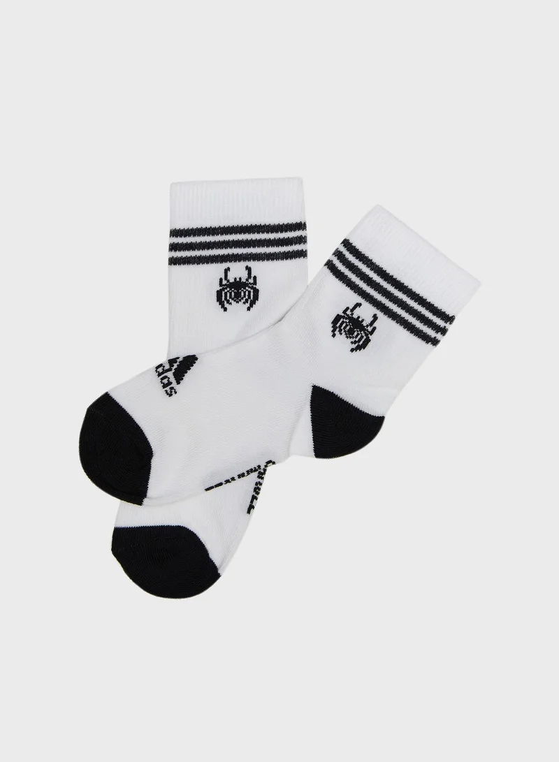 Adidas Kids 3 Pack Marvel Spider-Man Socks