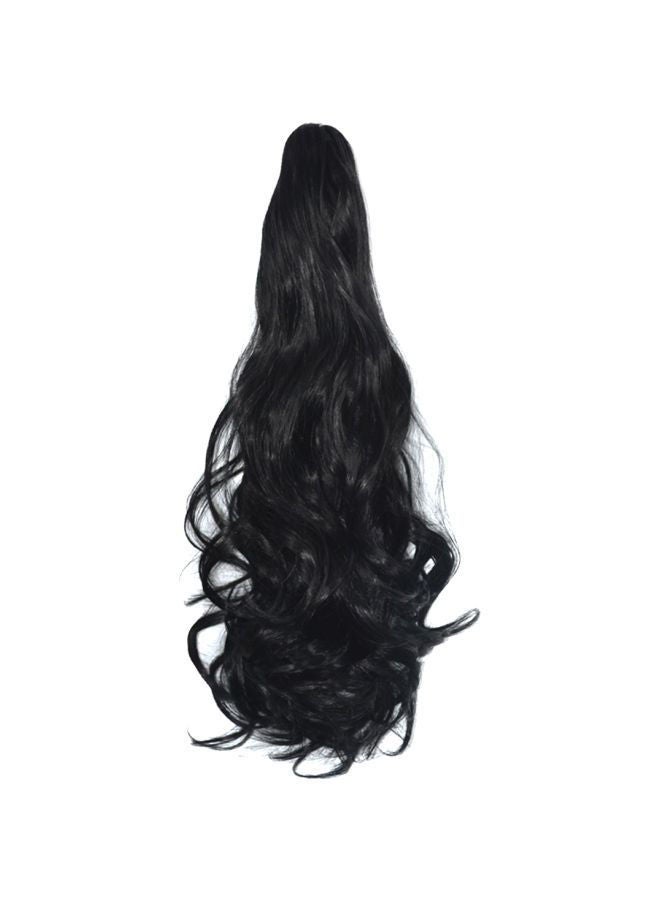 Wavy Ponytail Hair Extension Black 22inch