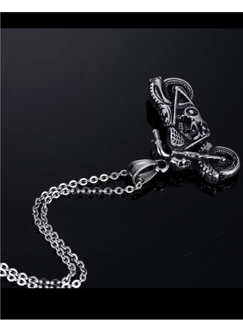 JewelryEveryday - High Quality Silver Stainless Steel Necklace For Men Size 55 cm - Image 1