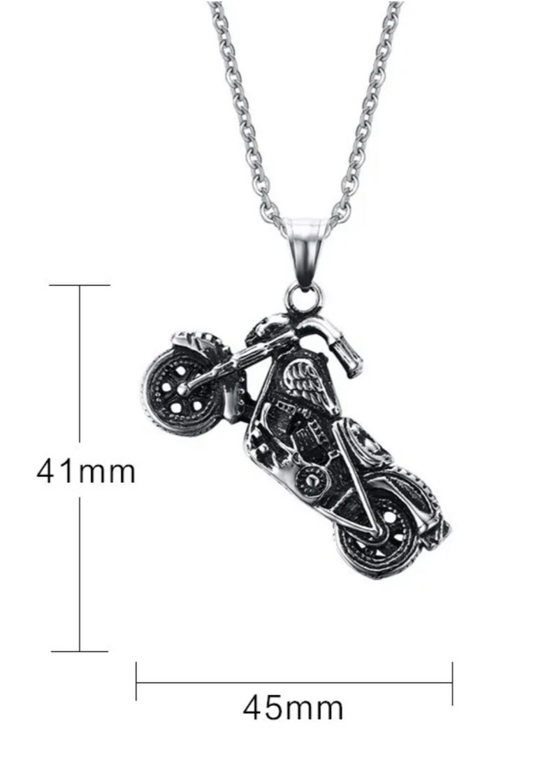 JewelryEveryday - High Quality Silver Stainless Steel Necklace For Men Size 55 cm - Image 1