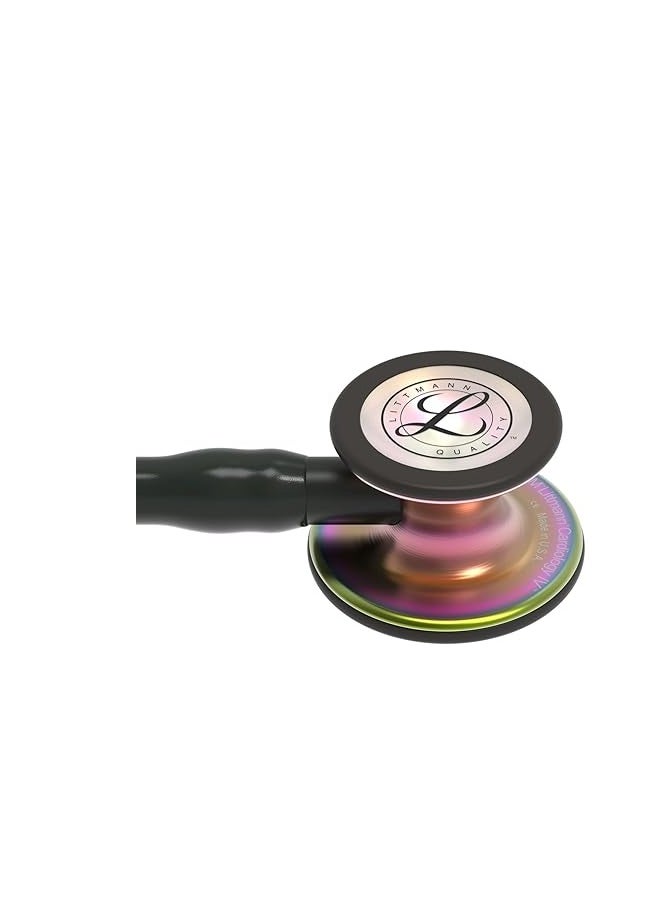 Littmann 3M™ Littmann® Cardiology IV™ Diagnostic Stethoscope with free laser engraving (Black - Rainbow 6165)  - Image 3