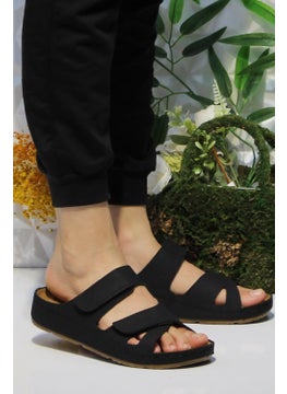 Fort 1801 Mulex Black Com Anatomical Com able Women's Slippers  - Image 1