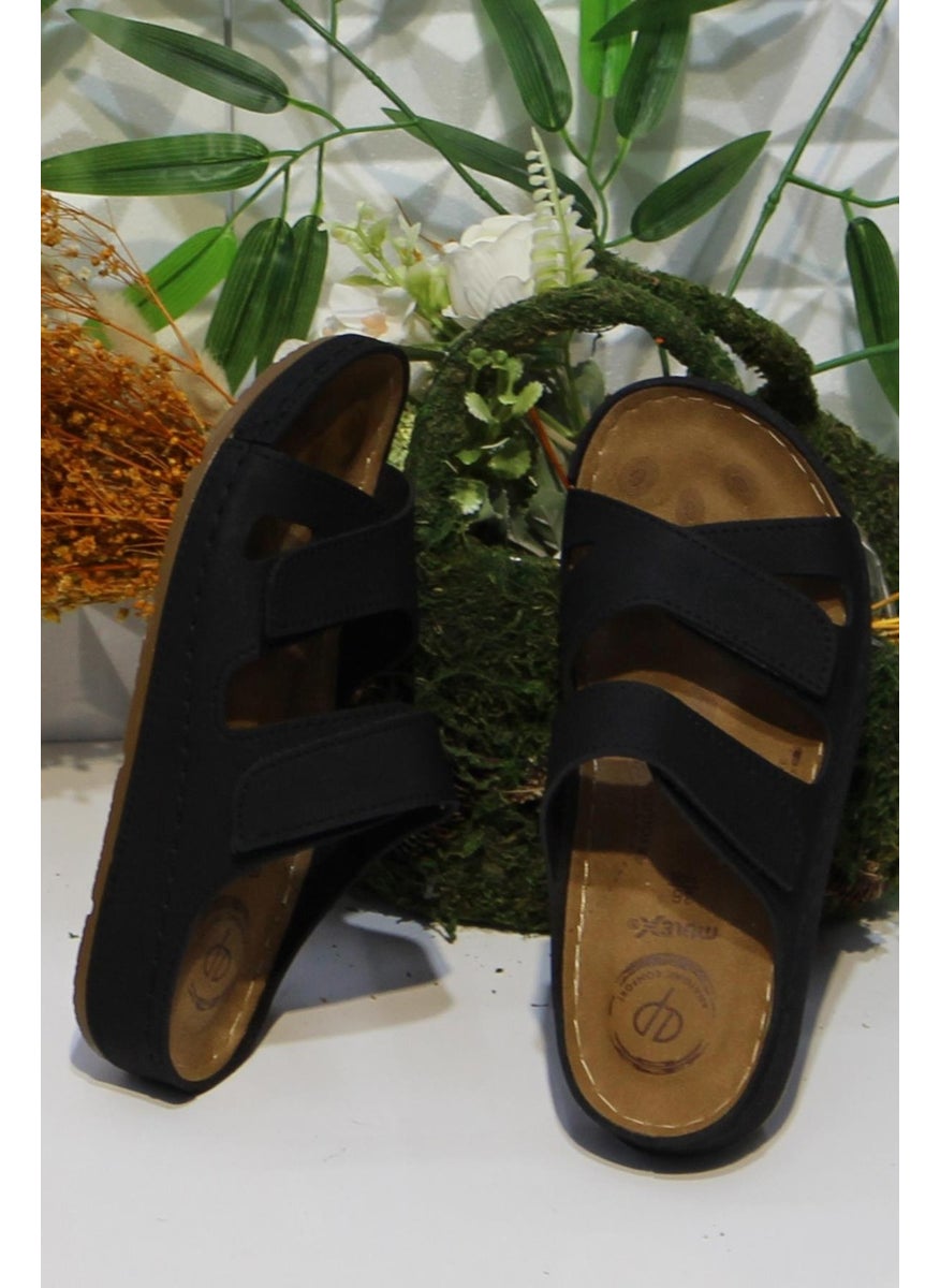 Fort - 1801 Mulex Black Com Anatomical Com able Women's Slippers - Image 1