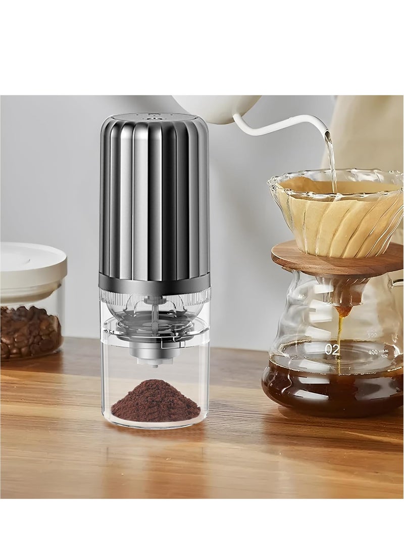 JUFU JUFU - Portable Electric Coffee Grinder,Adjustable Coarseness Grind,Lightweight, Wireless, Quick Clean,USB Rechargeable Travel Coffee Maker - Image 1