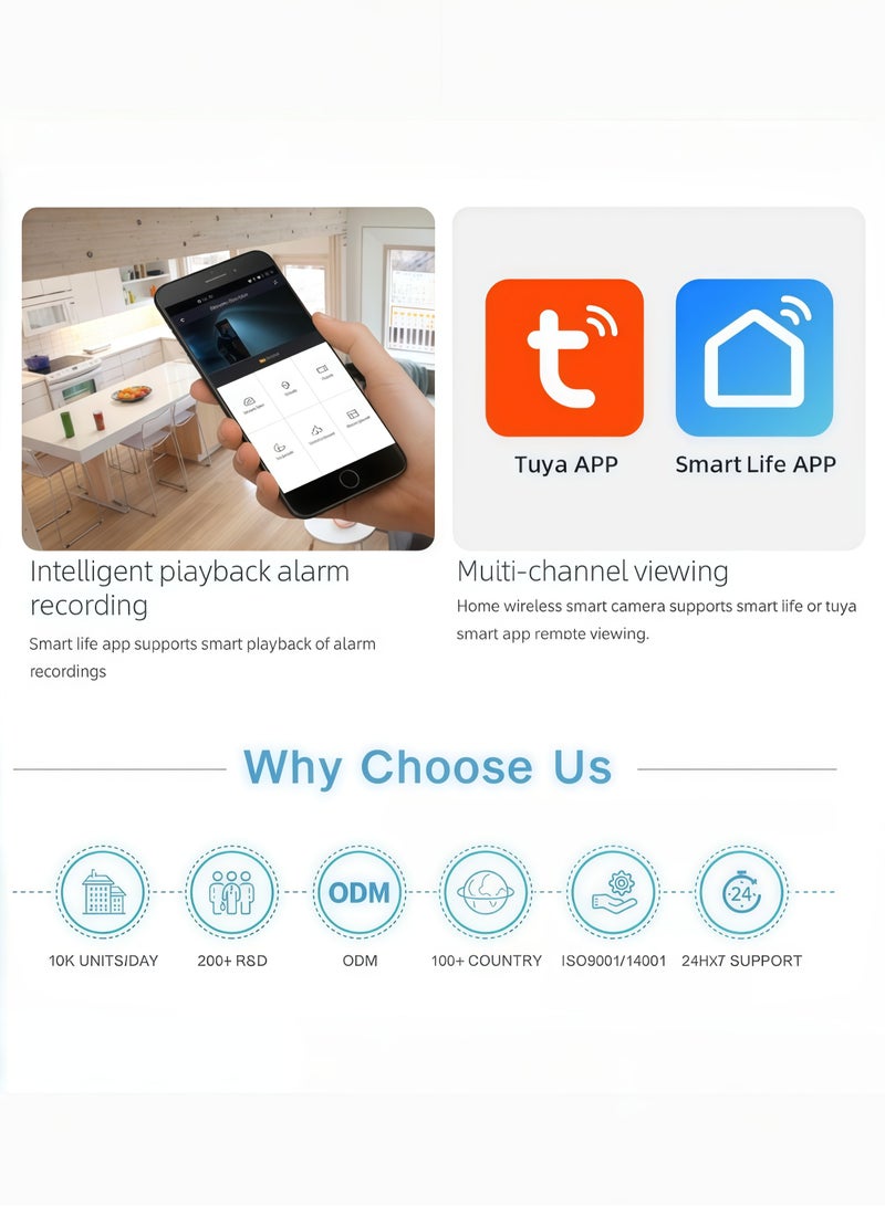 Door Viewer Camera D300, 3MP Wire-Free Doorbellwith 4.3" LCD Display,with 64GB Memory Card，5000mAh Rechargeable Battery, 166° Wide View, Motion Detection Alerts, Night Vision - Image 5