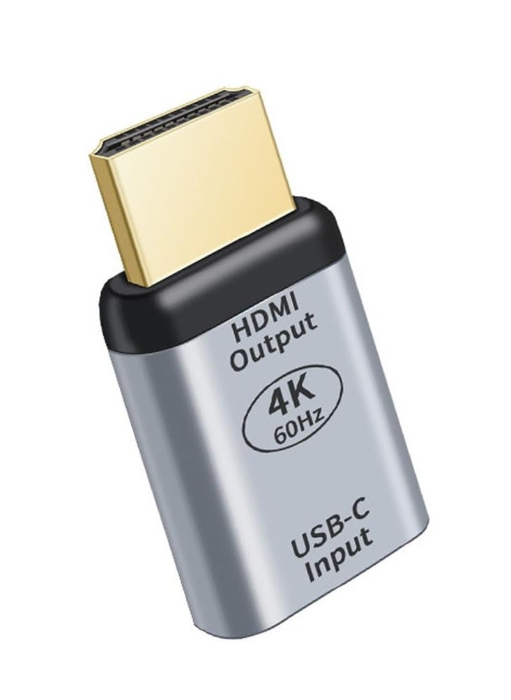 ماركة غير محددة USB C to HDMI Adapter, USB-C Type C Female Source to HDMI Sink HDTV Adapter, 4K 60hz 1080p,Suitable for Phone Laptop Tablet  - Image 1